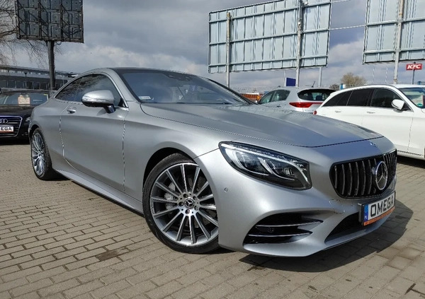 Mercedes-Benz Klasa S cena 399900 przebieg: 45000, rok produkcji 2018 z Dobczyce małe 191